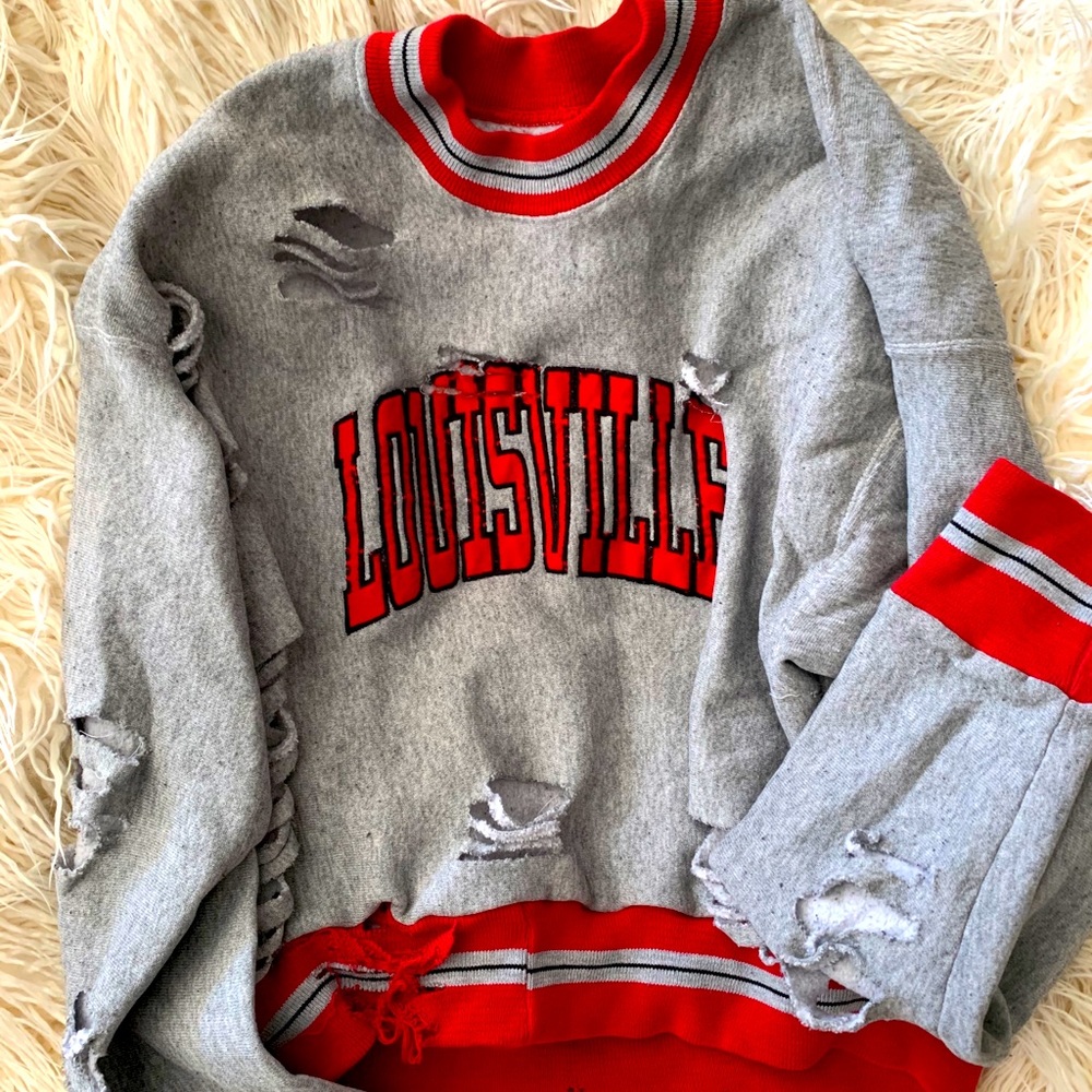 LF Distressed Crewneck